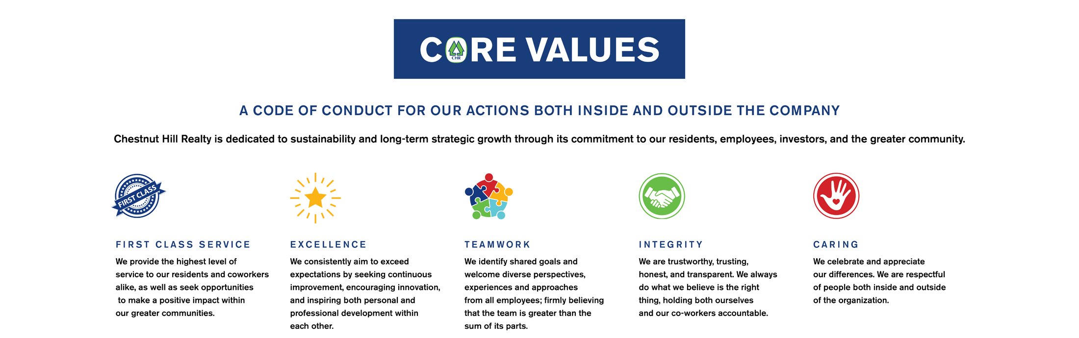 CHR Core Values