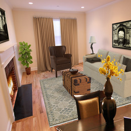 55 Langdon Living Room