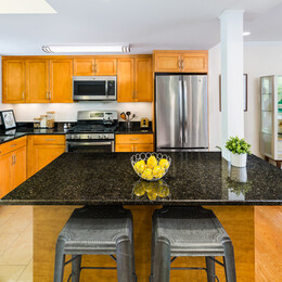 hancock village open kitchen view photo