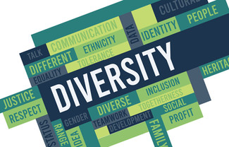Diversity Word Matrix Graphic