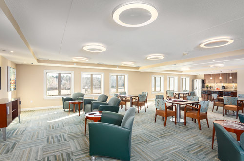Water View Terrace resident lounge