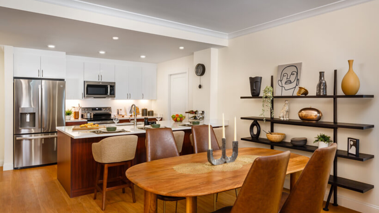 The Franklin at Hancock Village in Chestnut Hill MA - Kitchen