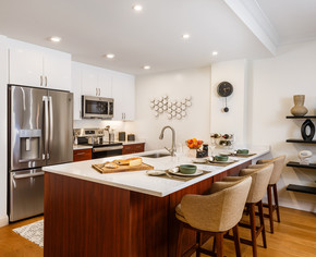 The Franklin at Hancock Village apartment home - kitchen