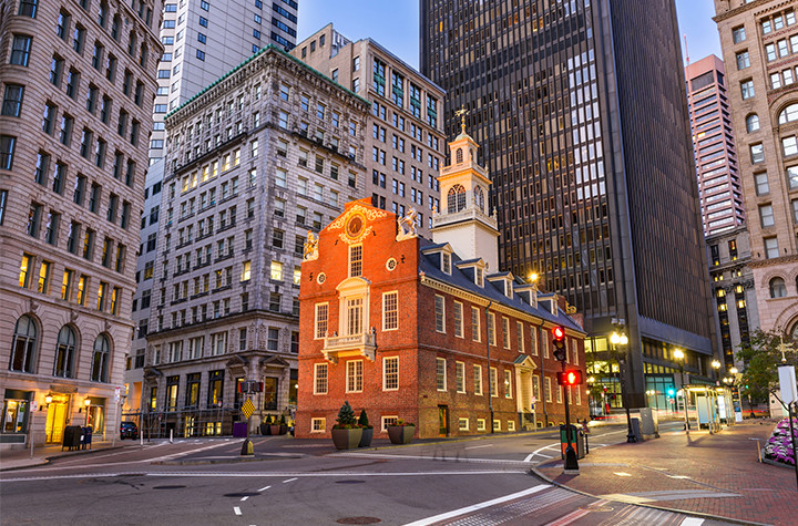 Downtown Boston, Massachusetts