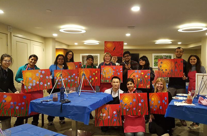 Resident Outreach Event WVV Paint Night