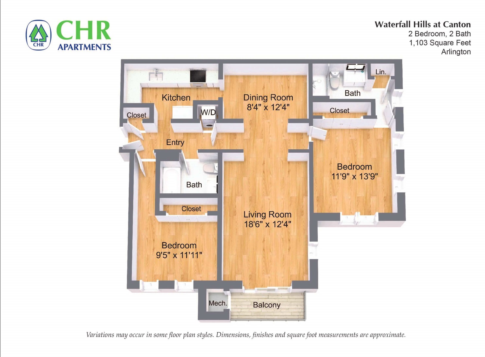 Waterfall Hills at Canton Apartments - 2 Bedroom