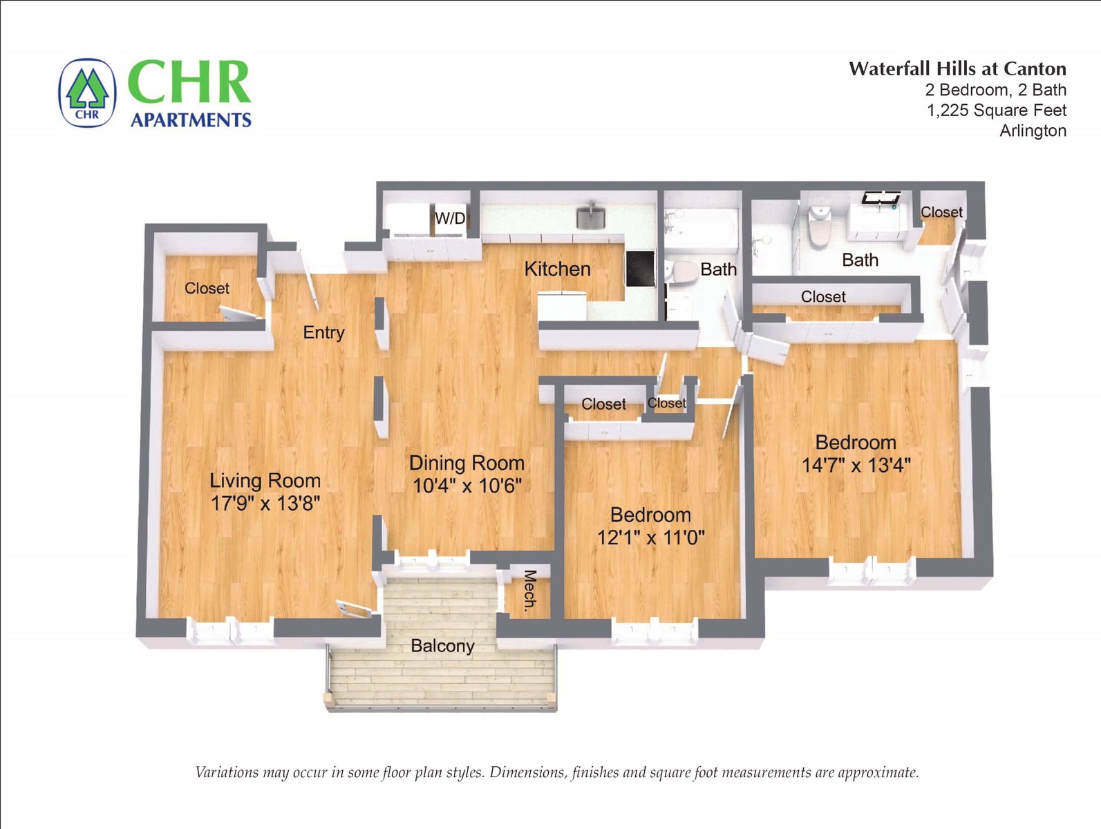 Waterfall Hills at Canton Apartments - 2 Bedroom