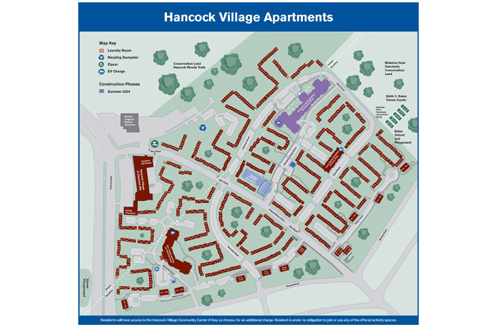 Hancock Village Map