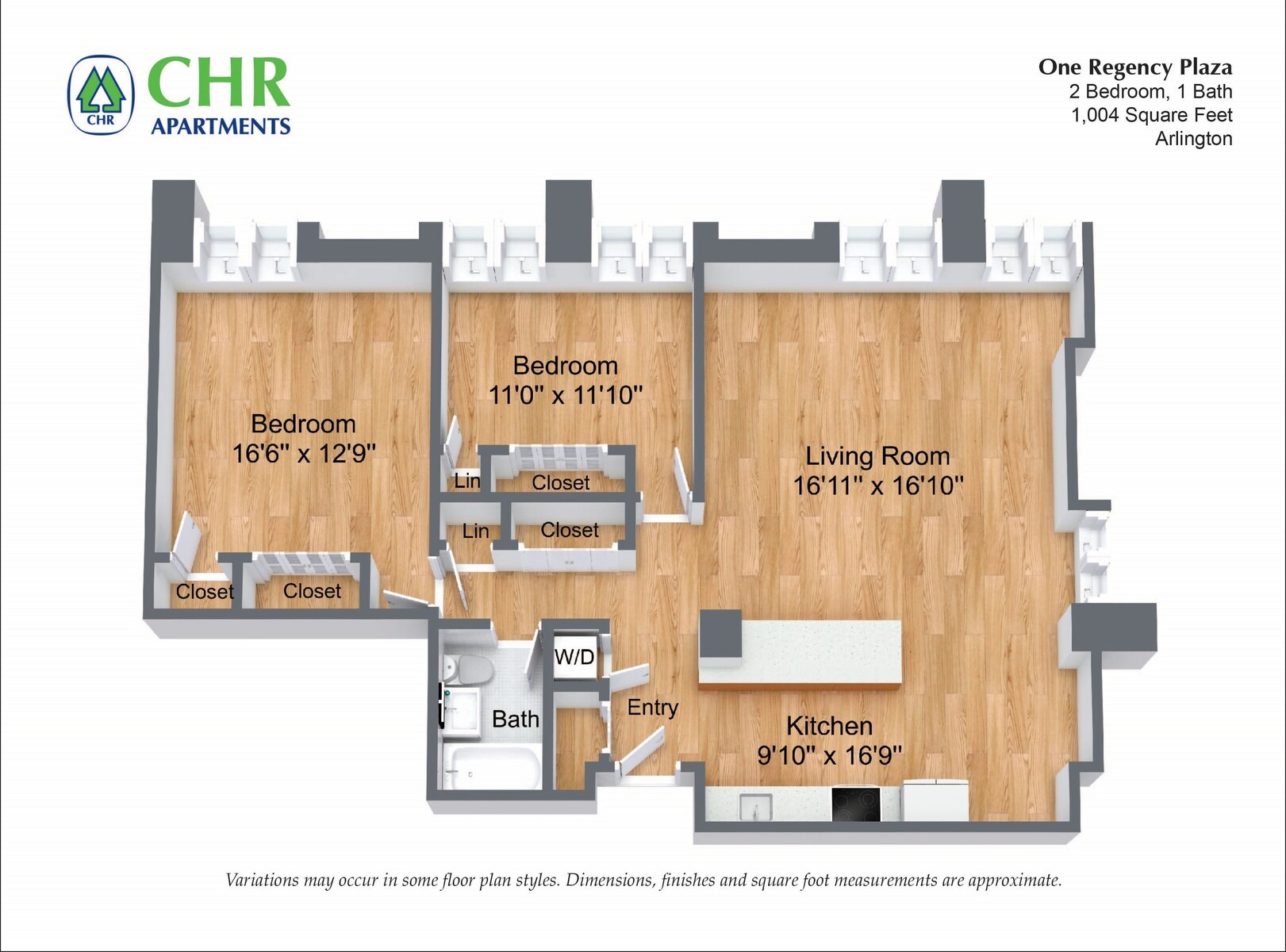 Regency Plaza Providence RI - Two Bedroom Apartment