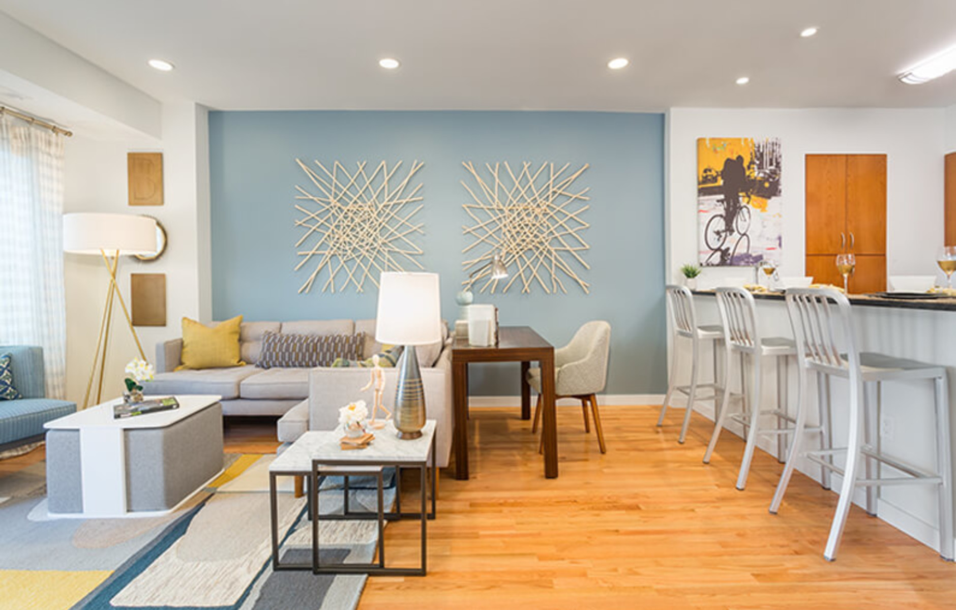 Living Room and Kitchen