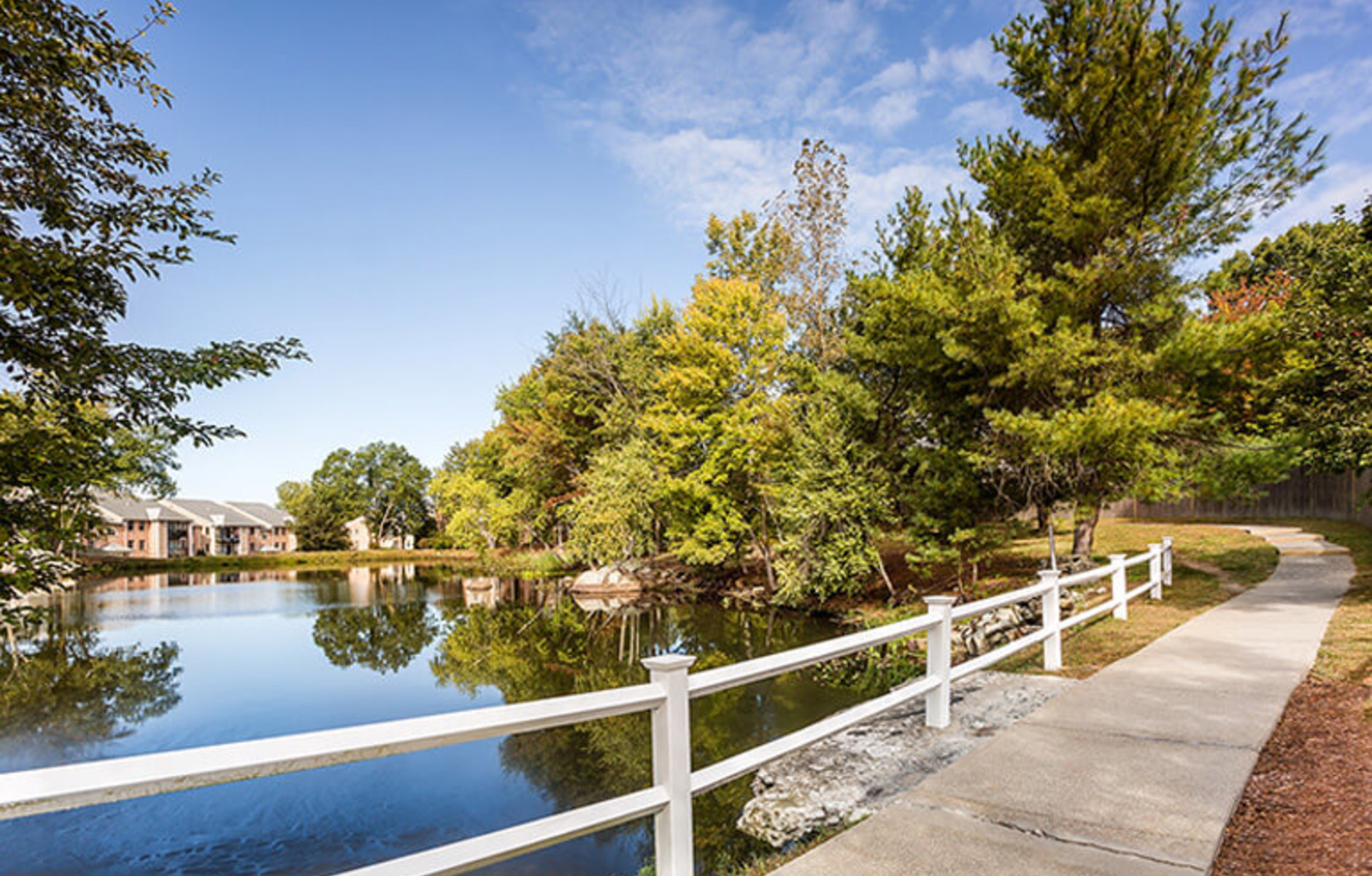 Pond and Walking Path