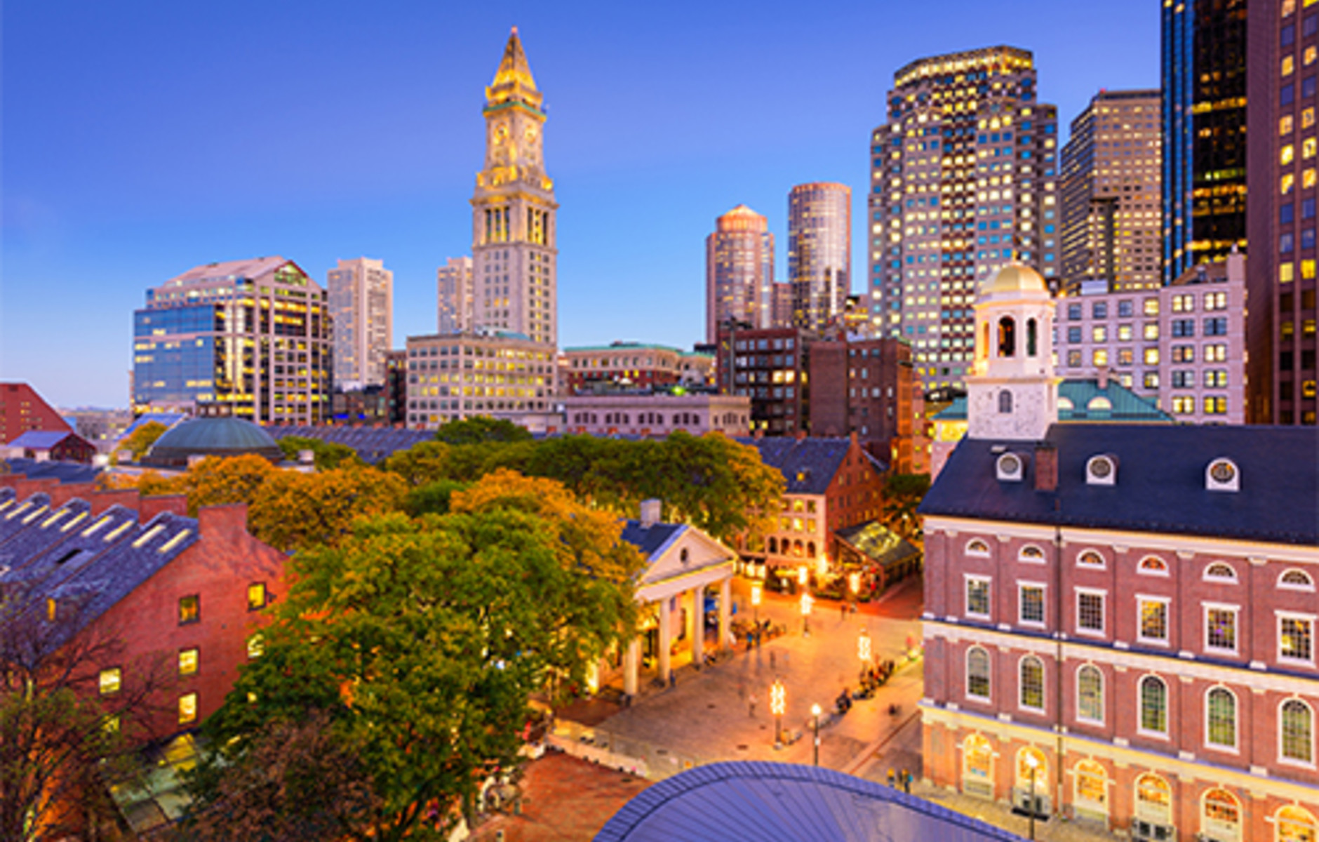 Boston, Massachusetts Skyline