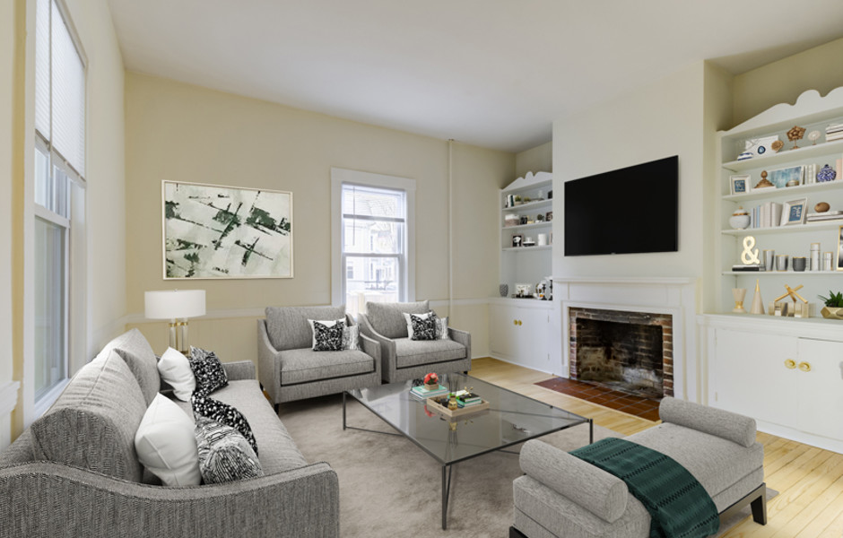 61 Langdon Square – Living Room