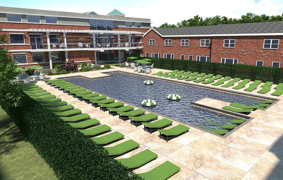 Pool and sundeck
