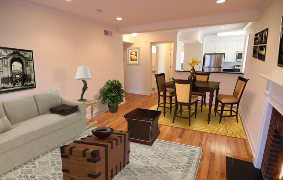 Langdon Square - Living and Dining Room