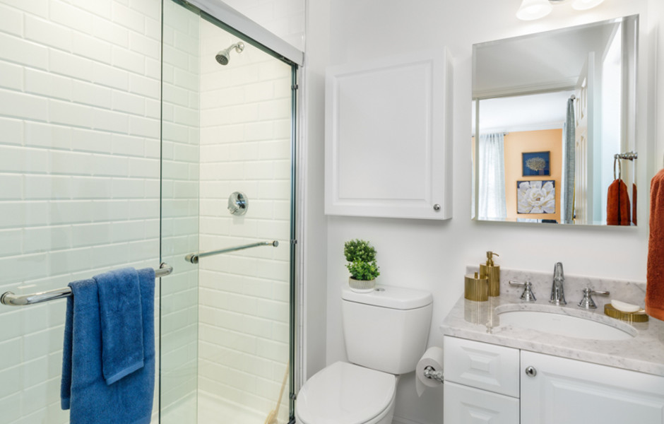 Hancock Village - NEW Construction in Chestnut Hill MA Townhome apartments - Bathroom2