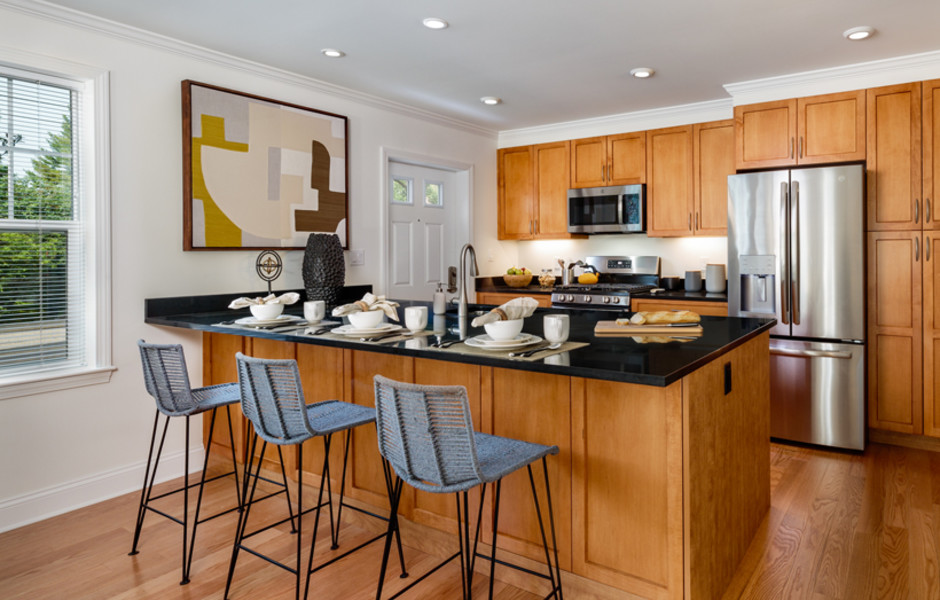 Hancock Village - NEW Construction in Chestnut Hill MA Townhome apartments - Kitchen
