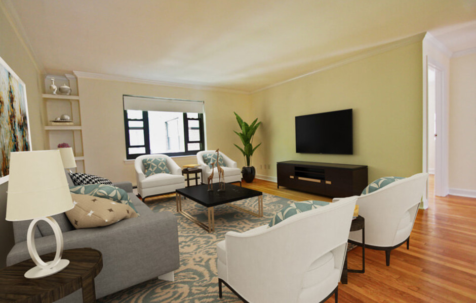 Harvard Terrace - Living Room