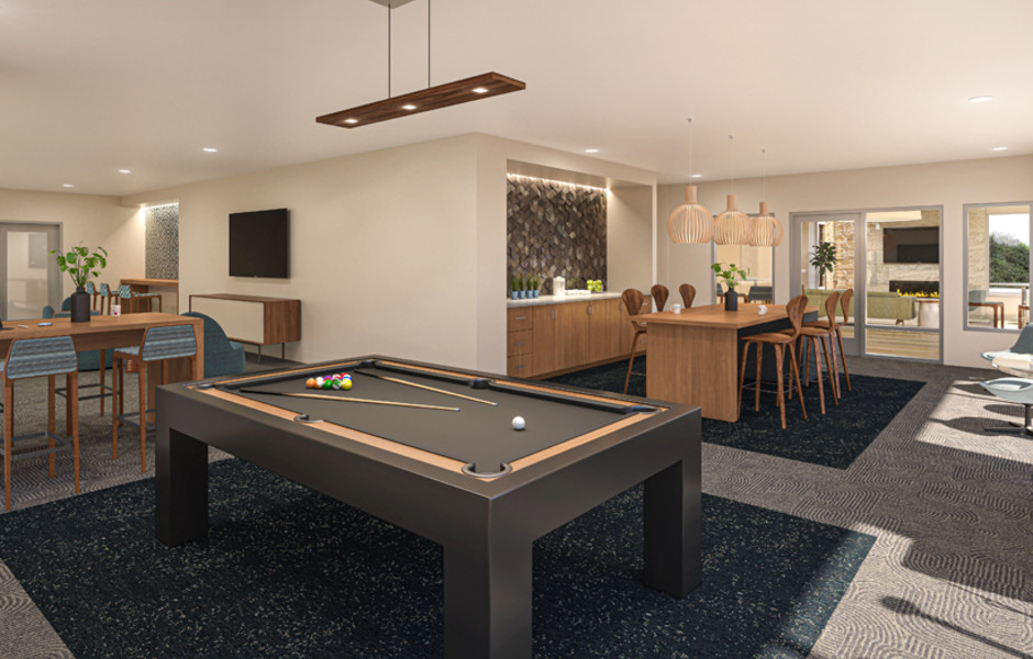 The Adams at Hancock Village Game Room