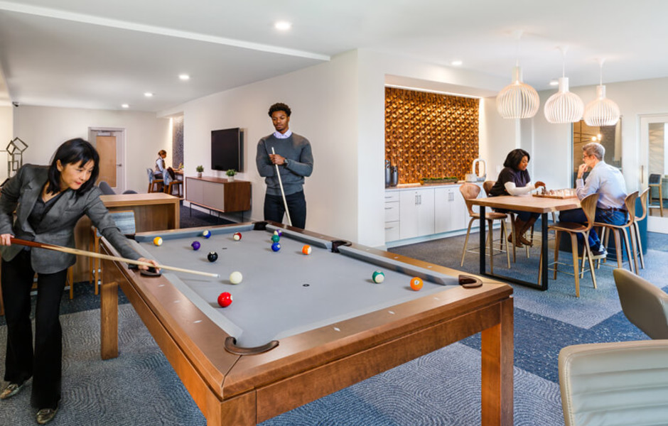 The Adams at Hancock Village - Game Room
