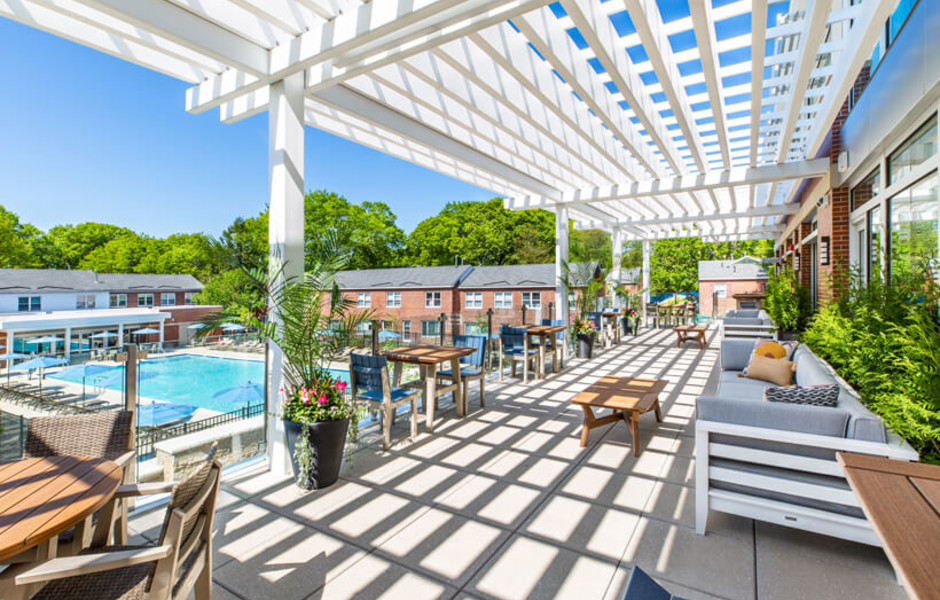 Hancock Village Community Center - Poolside Balcony