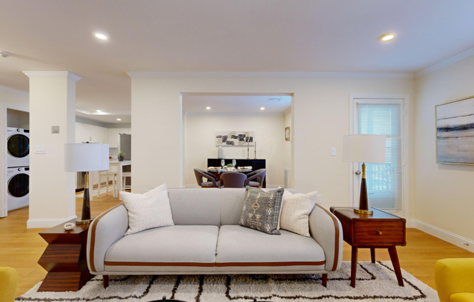 Waterfall Hills at Canton - Apartment Home Living Room and Kitchen