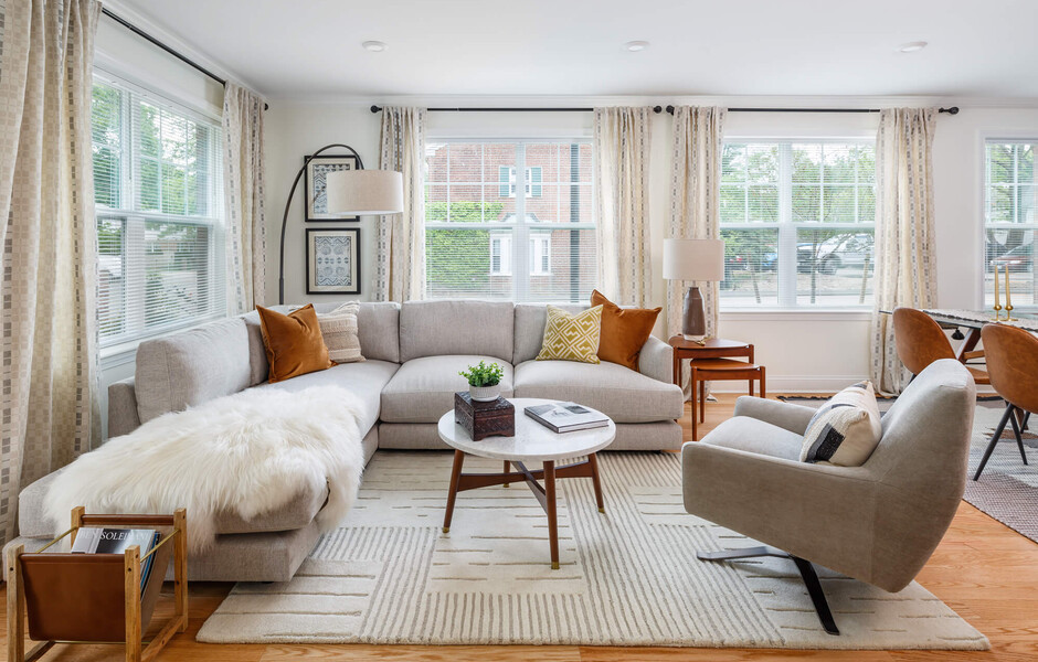 The Adams Townhomes - Living Area 