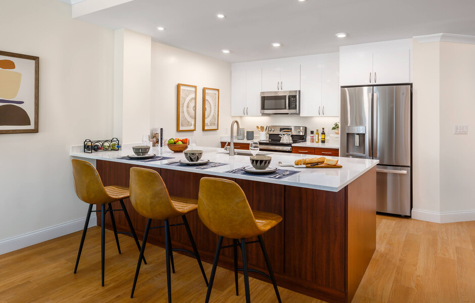 The Adams at Hancock Village - Kitchen