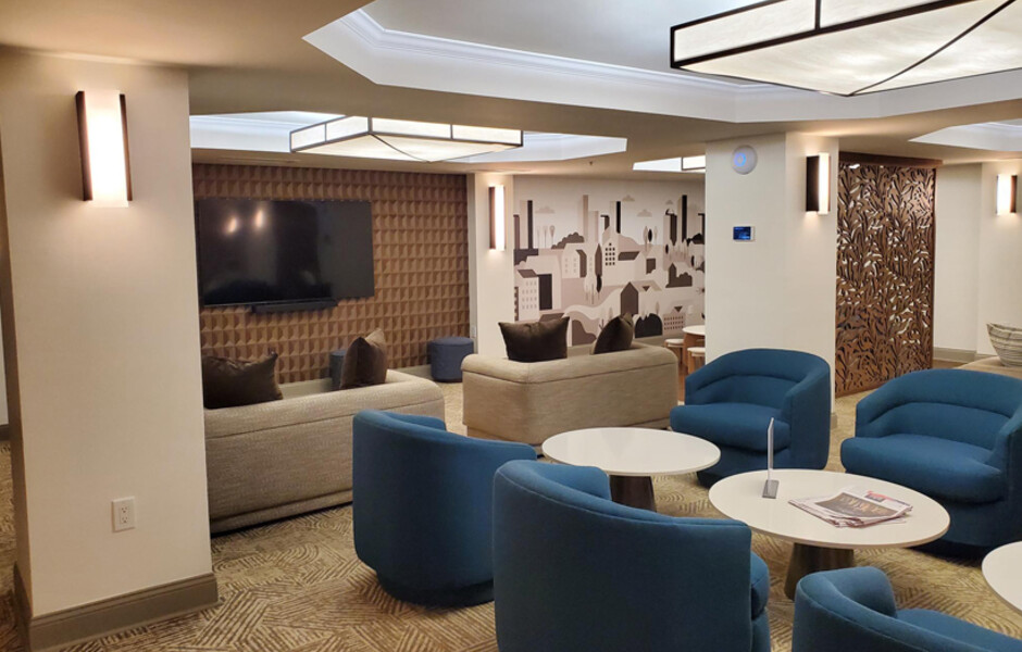 Longwood Towers Apartment in Brookline MA - Club Room