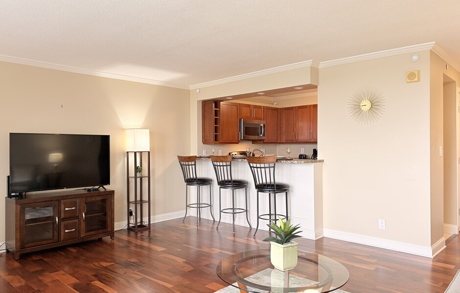 Regency Plaza Providence RI - Corporate Living Room/Kitchen